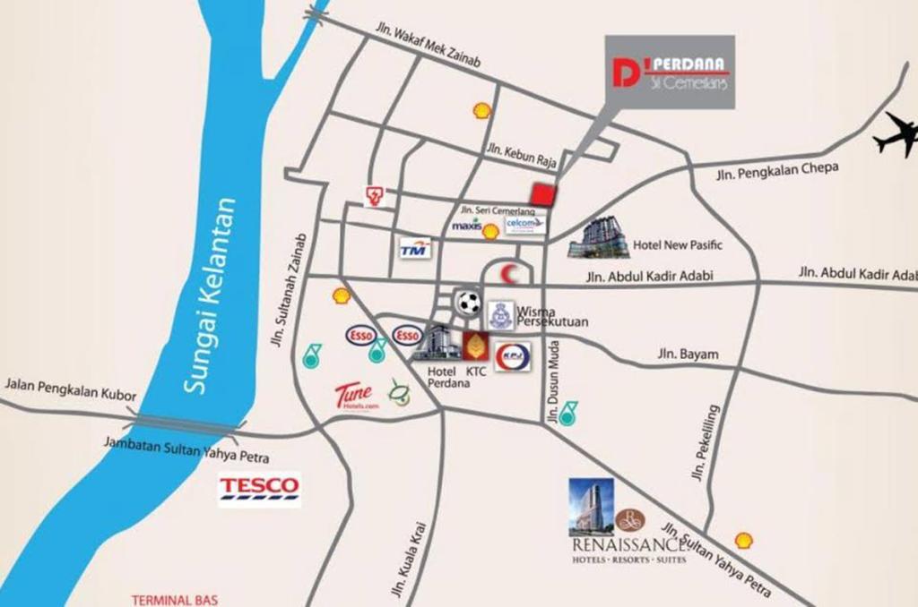 Sas D'Perdana Apartment Kota Bharu Zewnętrze zdjęcie